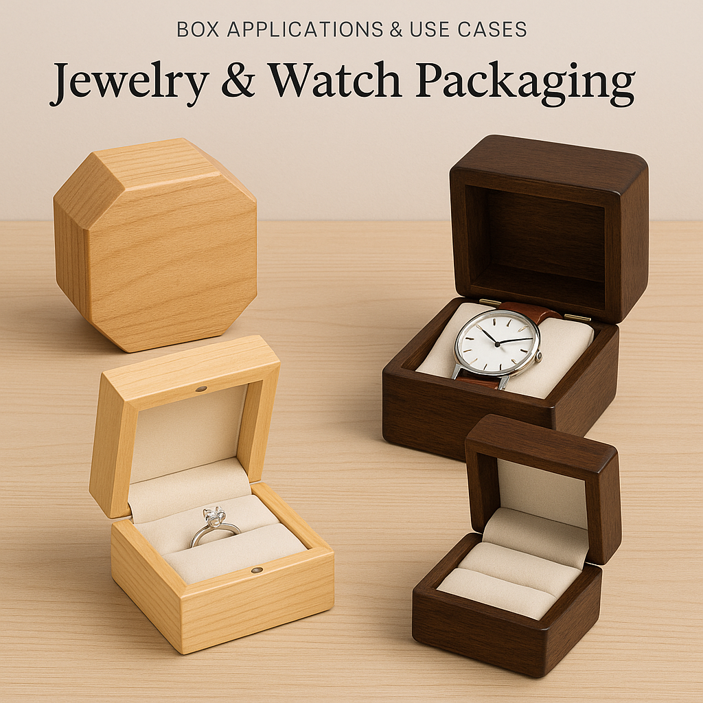 wholesale wooden boxfor jewellery and watch packaaging