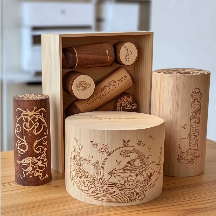 engraving wooden box
