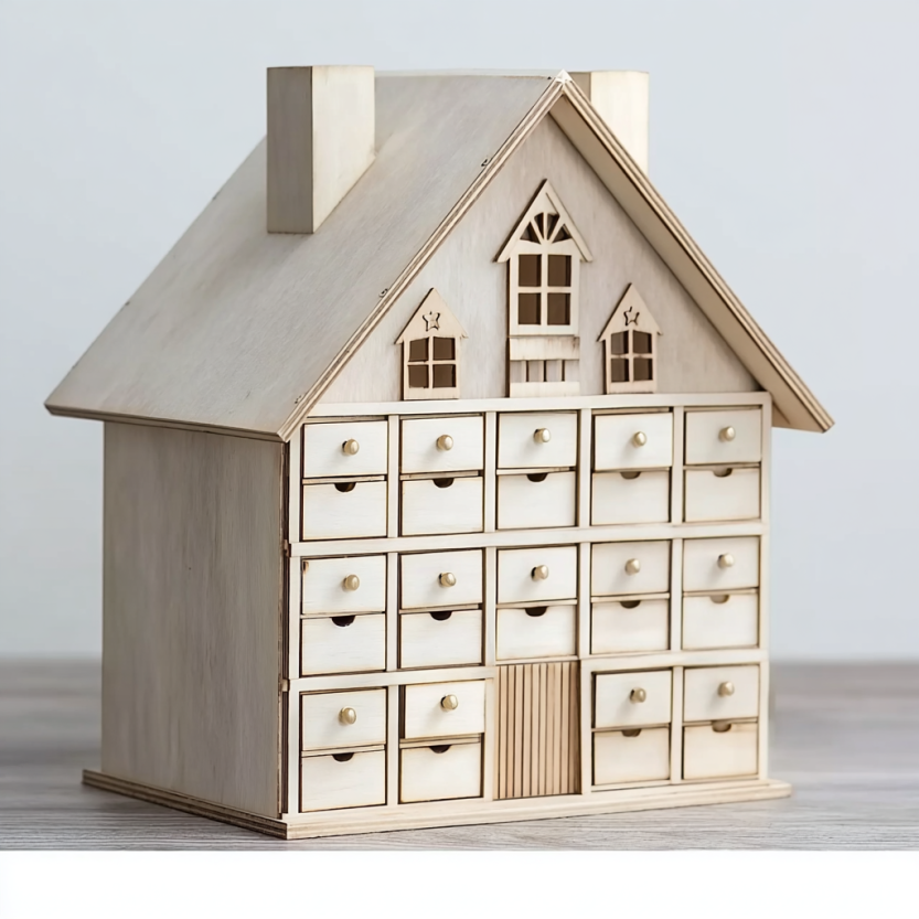 House Shaped Countdown Calendar